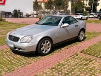 Gebraucht Mercedes SLK230 194 PS (142 kW) 1997 Silber Cabrio