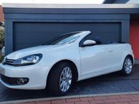 Gebraucht VW Golf Cabriolet 105 PS (77 kW) 2012 Weiß Cabrio