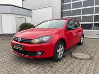 Gebraucht VW Golf VI Style 86 PS (63 kW) 2011 Rot Kleinwagen
