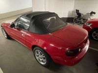 Gebraucht Mazda MX5 116 PS (85 kW) 1989 Rot Cabrio