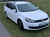 Gebraucht VW Golf VI Style 105 PS (77 kW) 2010 Weiß Kleinwagen