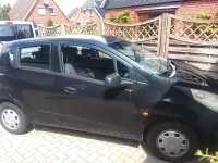 Gebraucht Chevrolet Spark 68 PS (50 kW) 2010 Schwarz Kleinwagen