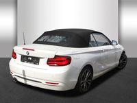 gebraucht BMW 220 i Steptronic Cabrio Sport Line Aut. Klimaaut.