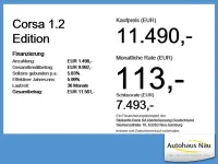 Gebraucht Opel Corsa Edition 75 PS (55 kW) 2022 Diamant schwarz/karbon schwarz Kleinwagen