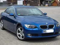 Gebraucht BMW 320 Cabriolet Sport Line 170 PS (125 kW) 2007 Blau Cabrio