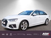 Gebraucht Audi A4 S-Line 204 PS (150 kW) 2023 Gletscherweiß metallic Kombi