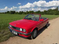 Gebraucht BMW 320 Cabriolet 129 PS (94 kW) 1990 Rot Cabrio
