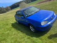 Occasion VW Golf Trendline 75 ch (55 kW) 2000 Bleue Cabriolet