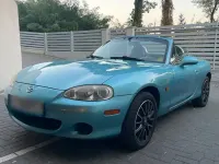 Gebraucht Mazda MX5 110 PS (80 kW) 2001 Blau Cabrio