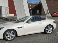 Gebraucht Mercedes SLK200 184 PS (135 kW) 2013 Weiß Cabrio