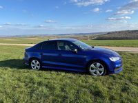 Second-hand Audi A3 S-Line 184 CP (135 kW) 2016 Albastru Berlinǎ