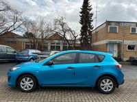 Gebraucht Mazda 3 Prime-Line 105 PS (77 kW) 2010 Arktosblau metallic Kleinwagen