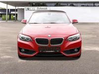 gebraucht BMW 218 i Cabrio Sport Line Aut NaviProf RFK GARANTIE