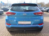 Gebraucht Hyundai Tucson 132 PS (97 kW) 2018 Blau SUV