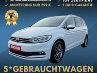 Gebraucht VW Touran Highline 150 PS (110 kW) 2022 Pure white sonderfarbe uni Van / Kleinbus