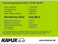 gebraucht Audi A4 Avant 2.0TDI DPF Attraction +AHK + GEWERBLICH