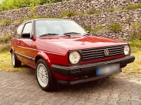 Gebraucht VW Golf II 75 PS (55 kW) 1990 Rot Kleinwagen