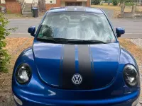 Gebraucht VW New Beetle 101 PS (74 kW) 2002 Blau Kleinwagen