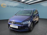 Second-hand VW Touran 150 CP (110 kW) 2023 Albastru Monovolum