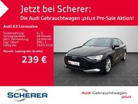 Gebraucht Audi A3 Ambiente 116 PS (85 kW) 2025 Mythosschwarz metallic (metallic) Limousine