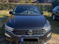 Gebraucht VW T-Roc Cabriolet Style 110 PS (80 kW) 2021 Schwarz Cabrio