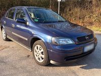 Gebraucht Opel Astra Selection 101 PS (74 kW) 2001 Blau Limousine