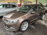 Gebraucht VW Polo Highline 110 PS (80 kW) 2015 Toffeebraun metallic Kleinwagen