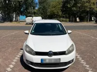 Gebraucht VW Golf VI 110 PS (80 kW) 2009 Weiß Kleinwagen