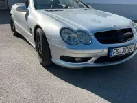Gebraucht Mercedes SL500 AMG 306 PS (225 kW) 2003 Iridiumsilbermetallic Cabrio