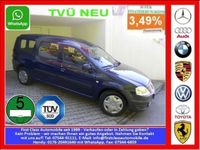 Gebraucht Dacia Logan MCV Basis 84 PS (61 kW) 2012 Blau metallic Kombi