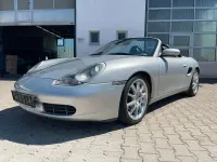 Gebraucht Porsche Boxster 220 PS (161 kW) 2000 Silber (metallic) Cabrio