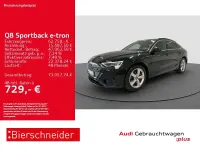 Gebraucht Audi Q8 Sportback e-tron Advanced Plus 300 kW (408 PS) 2024 Mythosschwarz metallic SUV