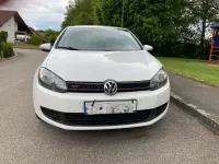Gebraucht VW Golf VI Comfortline 122 PS (89 kW) 2009 Weiß Kleinwagen