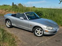 Gebraucht Mazda MX5 110 PS (80 kW) 1999 Silber Cabrio