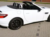 Gebraucht Mercedes SLK55 AMG AMG 421 PS (309 kW) 2015 Weiß Cabrio