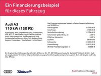 Gebraucht Audi A3 S-Line 150 PS (110 kW) 2025 Mythosschwarz metallic Limousine