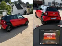 Usata Smart ForFour Passion 71 CV (52 kW) 2015 Rosso Utilitaria