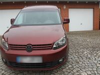 Gebraucht VW Caddy Highline 102 PS (75 kW) 2013 Rot Van / Kleinbus