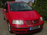 Gebraucht VW Sharan United 140 PS (102 kW) 2010 Rot Van / Kleinbus