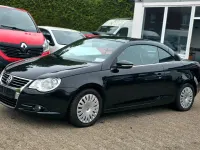 Brugt VW Eos Sport 122 HK (89 kW) 2009 Sort Cabriolet