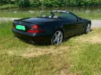 Gebraucht Mercedes SL500 306 PS (225 kW) 2002 Schwarz Cabrio