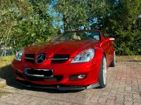 Gebraucht Mercedes SLK200 163 PS (119 kW) 2005 Rot Cabrio