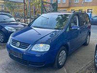 Gebraucht VW Touran Trendline 102 PS (75 kW) 2004 Blau Van / Kleinbus