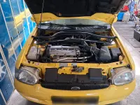 Gebraucht Ford Escort Cabriolet 90 PS (66 kW) 1998 Gelb Cabrio