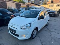 Gebraucht Mitsubishi Space Star Basis 71 PS (52 kW) 2014 Weiß Van / Kleinbus