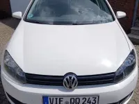 Gebraucht VW Golf VI 105 PS (77 kW) 2010 Weiß Kleinwagen
