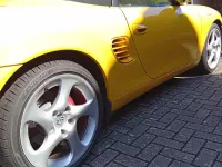 Gebraucht Porsche 986 Boxster 260 PS (191 kW) 2004 Gelb Cabrio