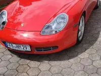Gebraucht Porsche Boxster 220 PS (161 kW) 2001 Rot Cabrio