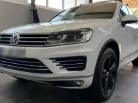 Gebraucht VW Touareg R-line 258 PS (189 kW) 2017 Weiß SUV