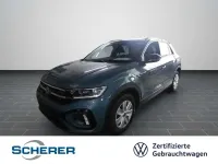 Gebraucht VW T-Roc Cabriolet R-line 150 PS (110 kW) 2025 Petroleum blue metallic schwar SUV